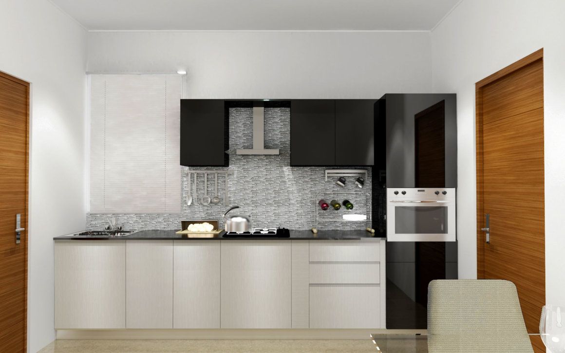 طراحی کابینت مدرن و رنگی برای آشپزخانه